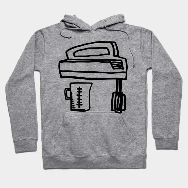 Retro Hand Mixer Hoodie by SWON Design